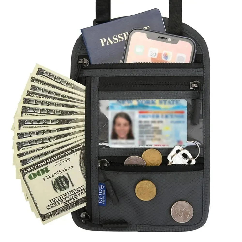 🔥HOT SALE🔥RFID Travel Neck Wallet Pouch