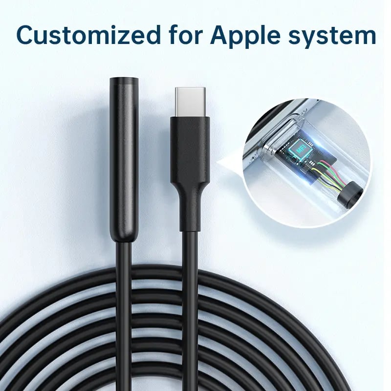 Multifunctional 1920P HD Borescope Endoscope Camera, IP67 Waterproof Inspection Tool with 8 Adjustable LED Lights