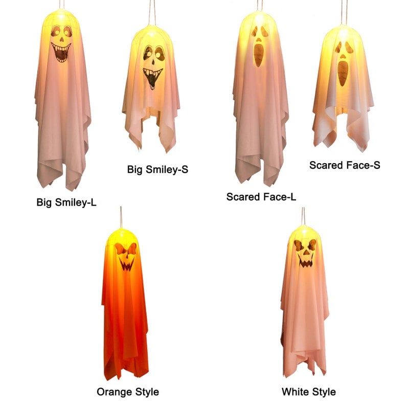(🎃HALLOWEEN PRE SALE - 49% OFF) Halloween Pumpkin Cloth Lantern,DIY LED Fabric Lantern