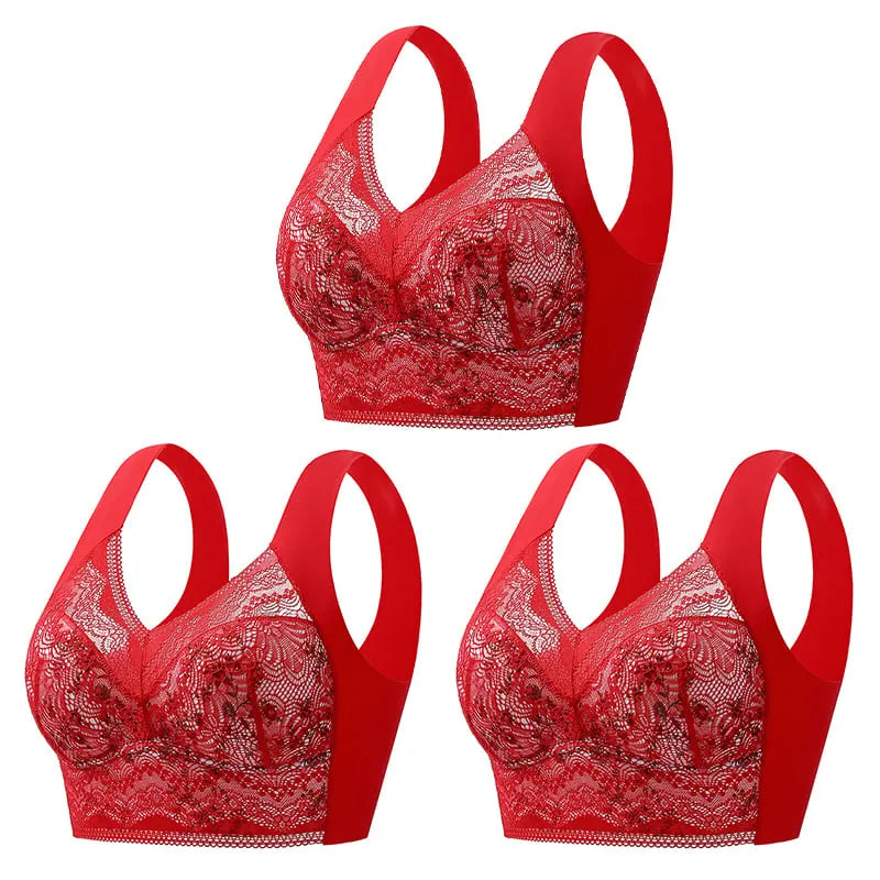 ❤️Plus Size Seamless Push Up Wireless Bra