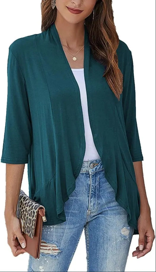 NEW🔥 Women's Casual Lightweight Open Front Cardigans