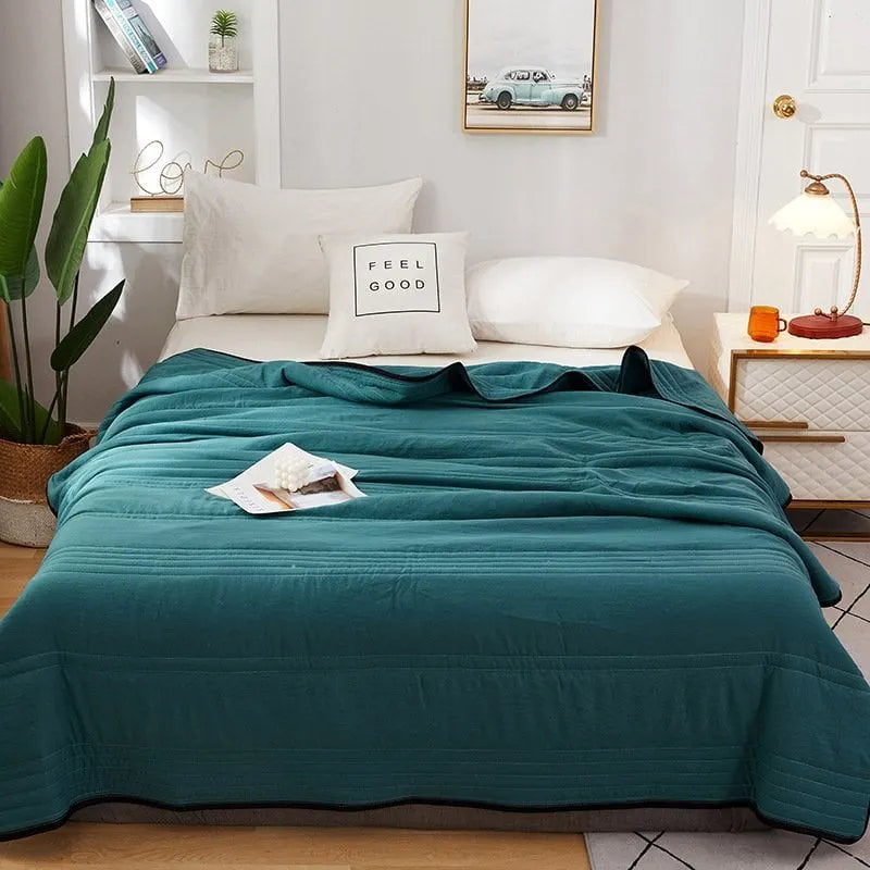 🔥Prime Day 48% OFF-Cool Ice Silk Summer Air  Blanket