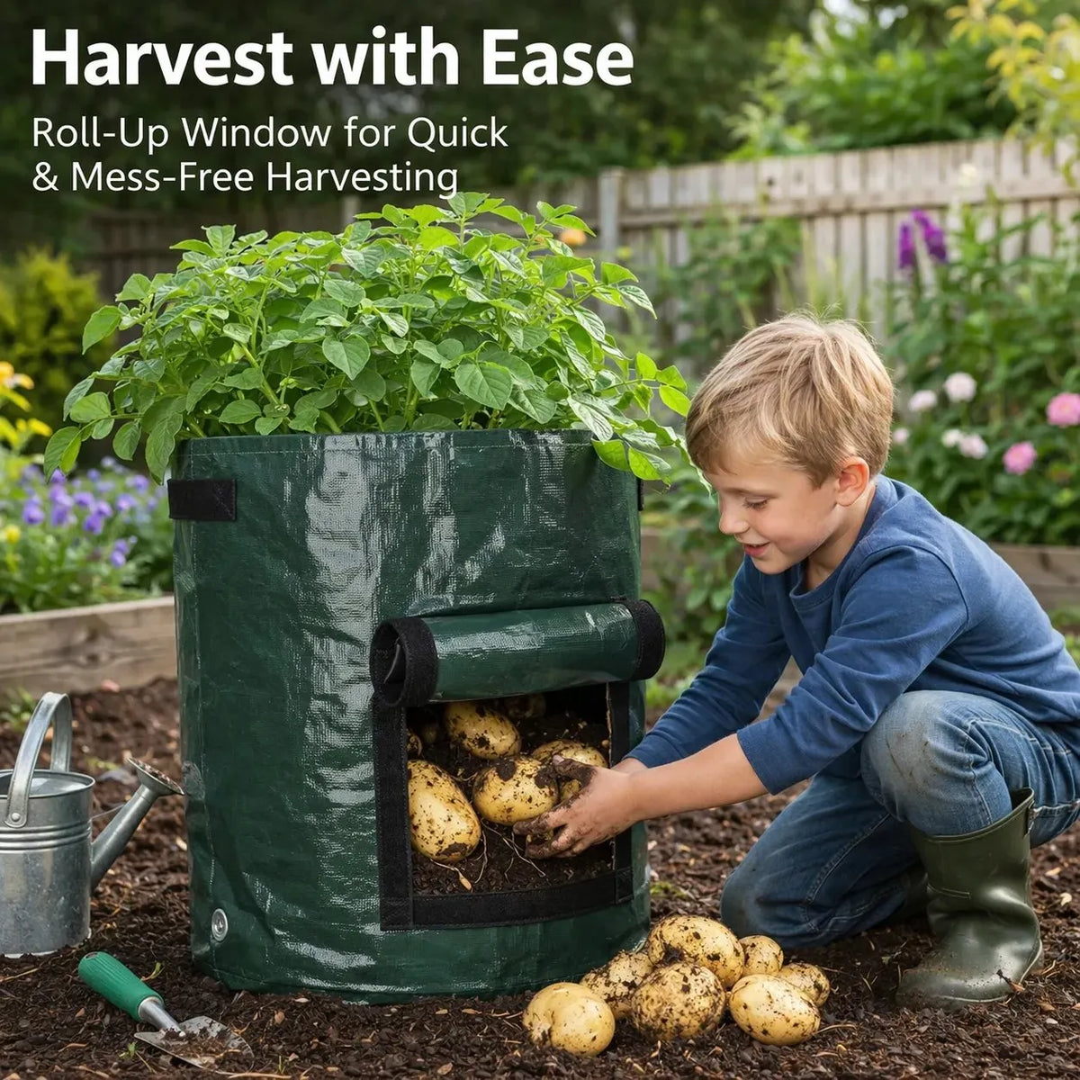 🔥 HOT SALE 🔥Planting Bag with Harvest Window