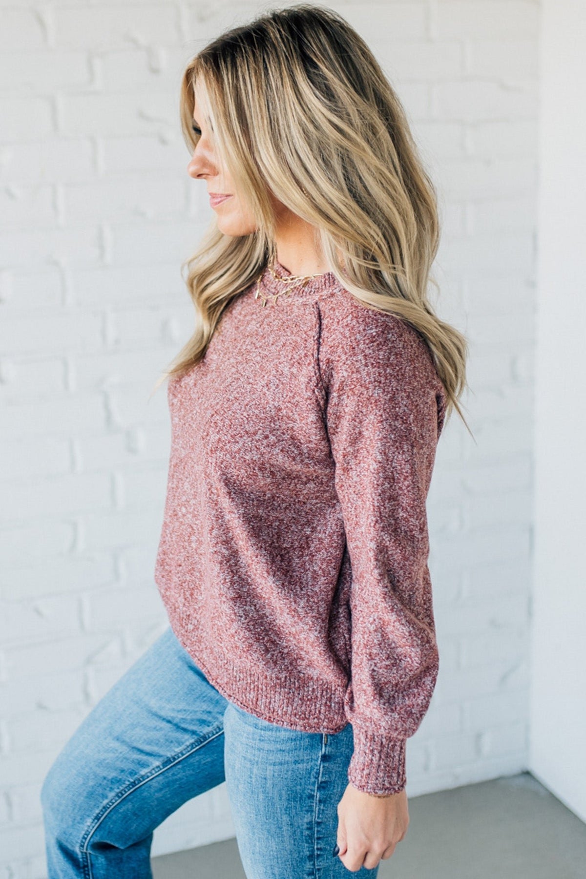 Crewneck Raglan Sweater