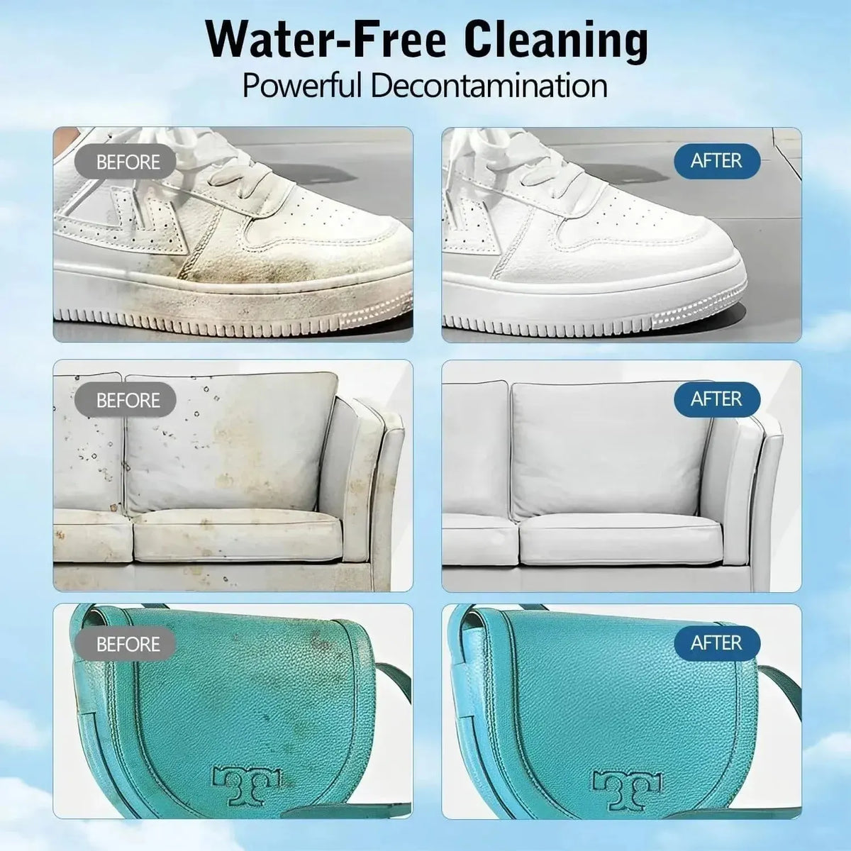 🎉🎁Waterless cleaning cream for white shoes with sponge
