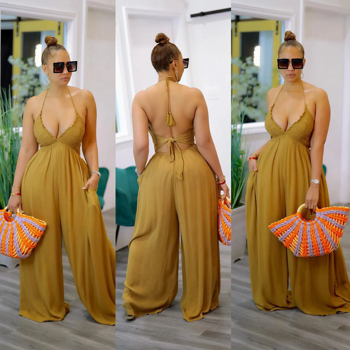 Giving Sexy Backless Jumpsuit (Buy 2 Free Shipping)