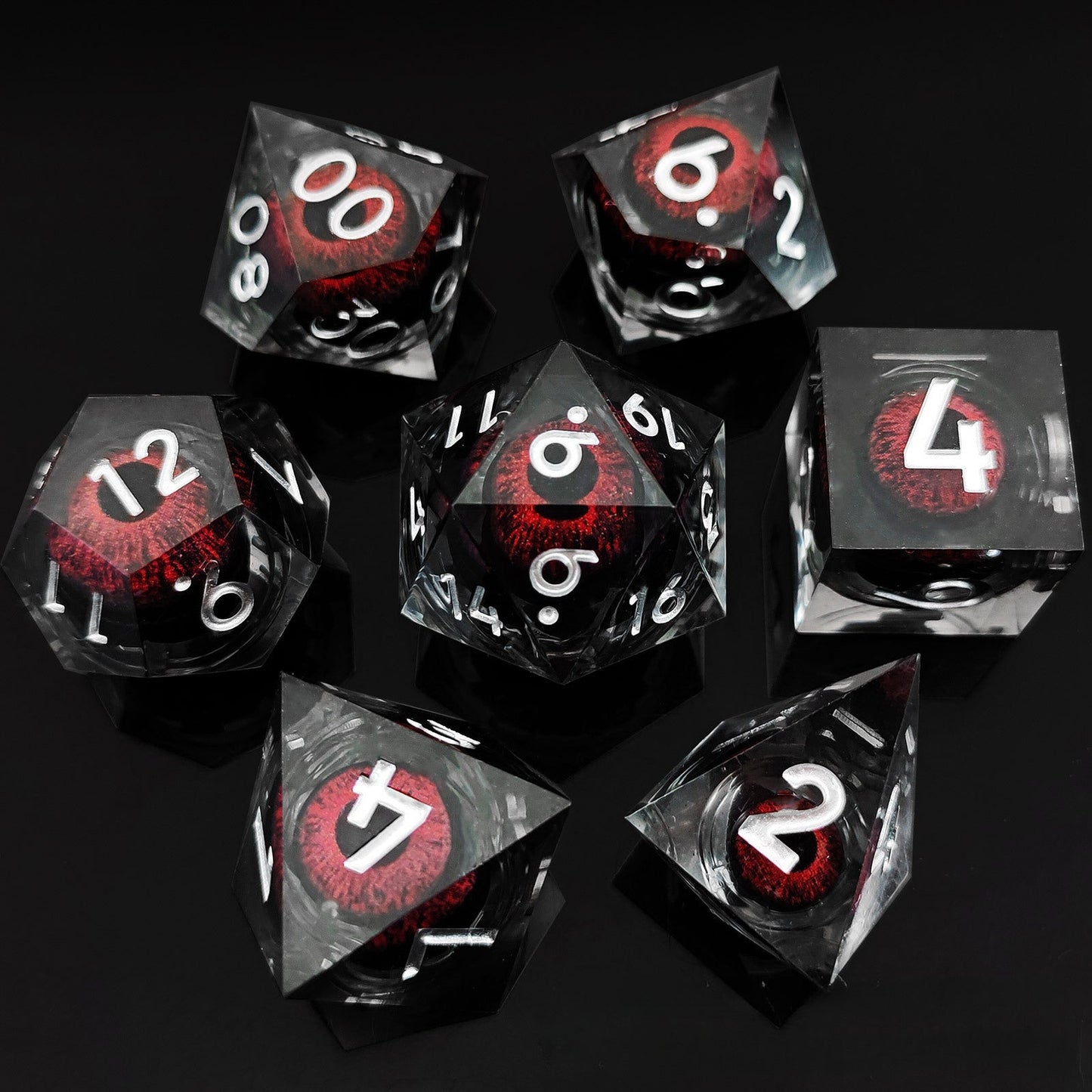 Cthulhu two-color dragon eye movable DND dice