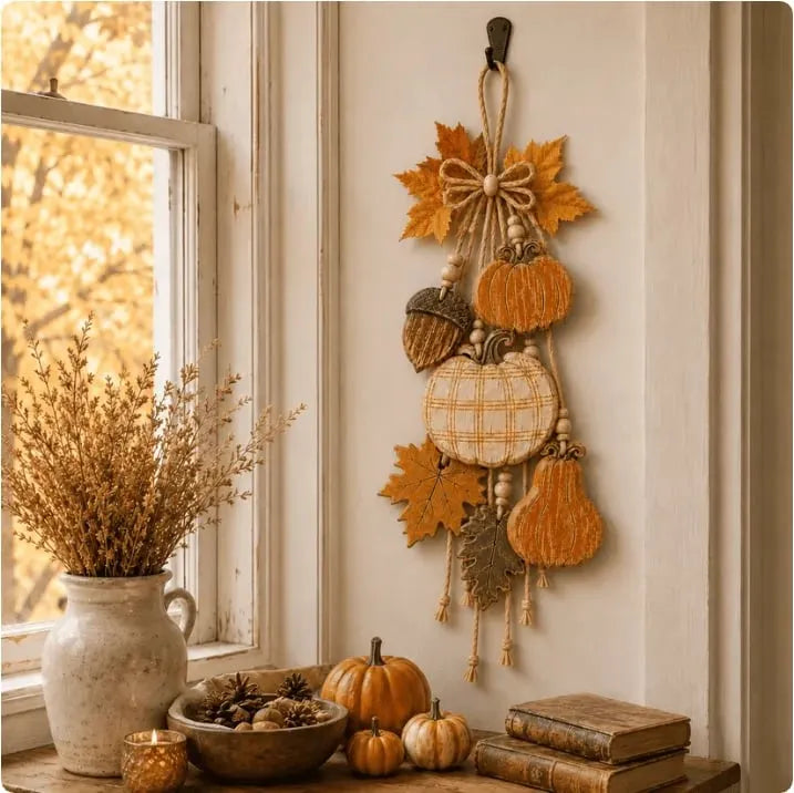 🔥HOT SALE🔥Rustic Harvest WoodenDoor Hanger