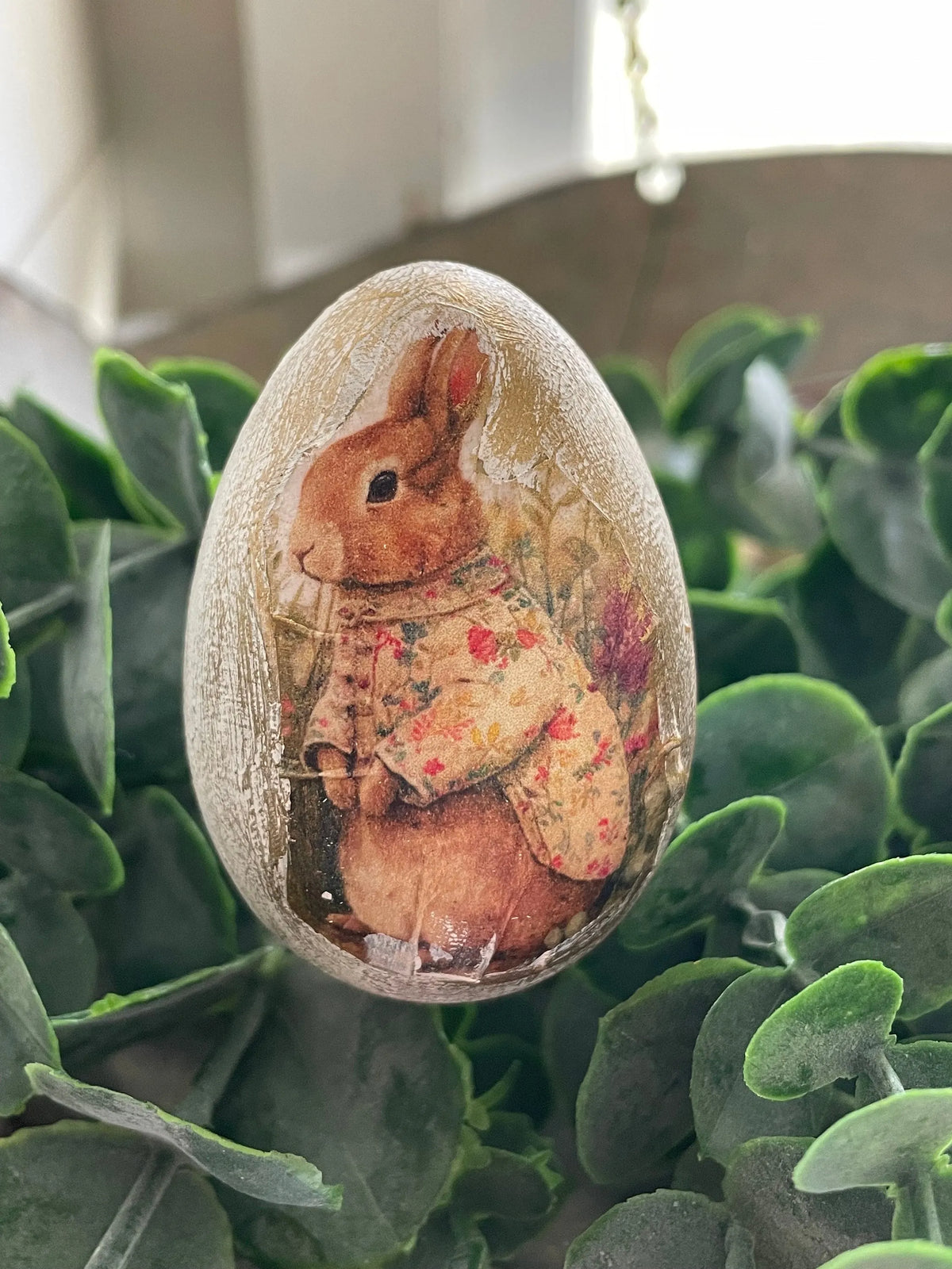 🔥Easter special offer 49% OFF-🥚Hand-Painted Vintage Rabbit Easter Eggs