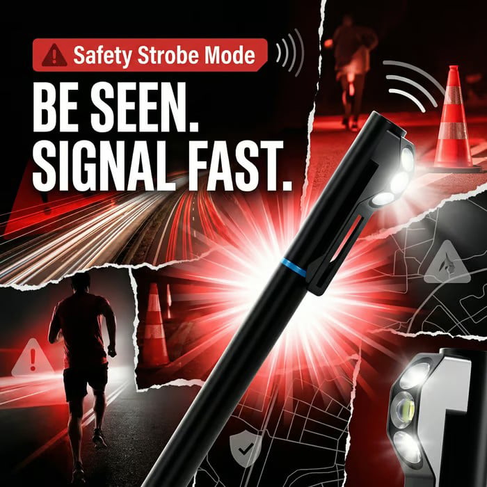 🎉💡 Ultimate Hands-Free Wearable Safety Light