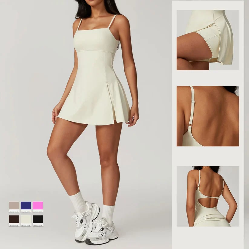 ✨[Official Brand Store]2 in 1 Split Hem Sports Dress(🔥Limited Time Discount)