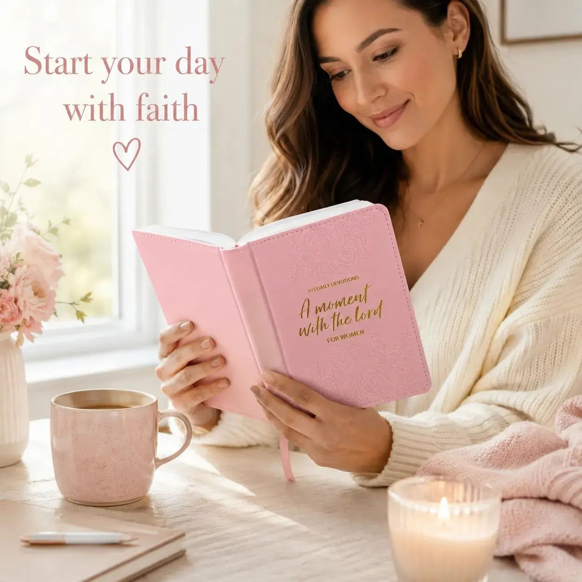 🙏✝️A Moment With The Lord – 💕365 Daily Devotional Journal for Women(📦Buy 2 Free Shipping)