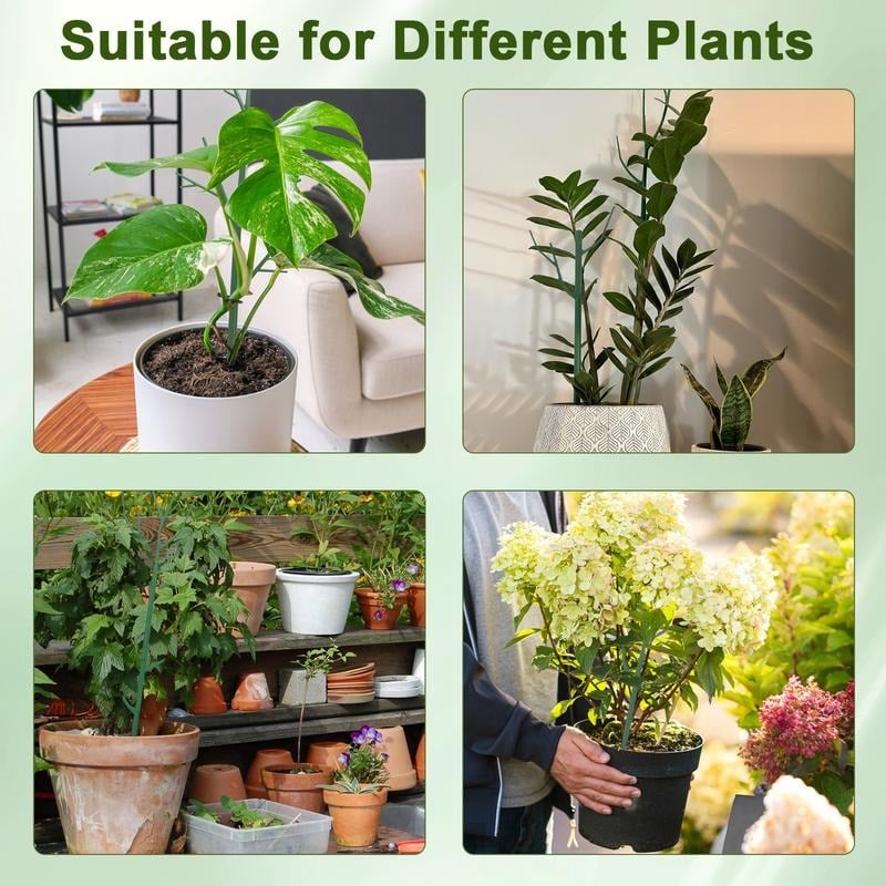 🎉🌱 Adjustable Climbing Plant Stakes – Natural‐Look, Tool‐Free Support for Indoor & Outdoor Vertical Growth