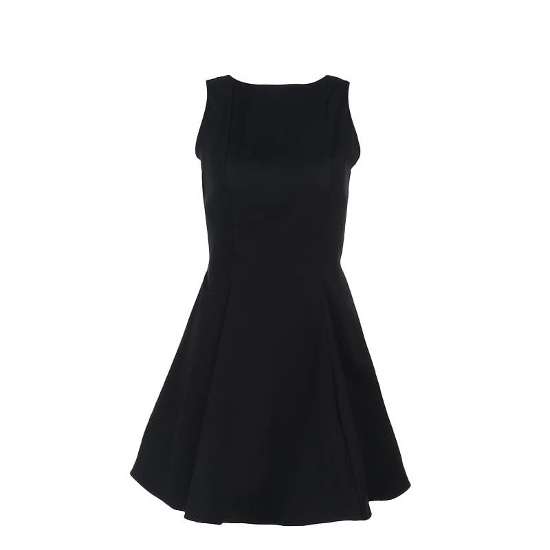 Elegant Open-Back Mini Dress