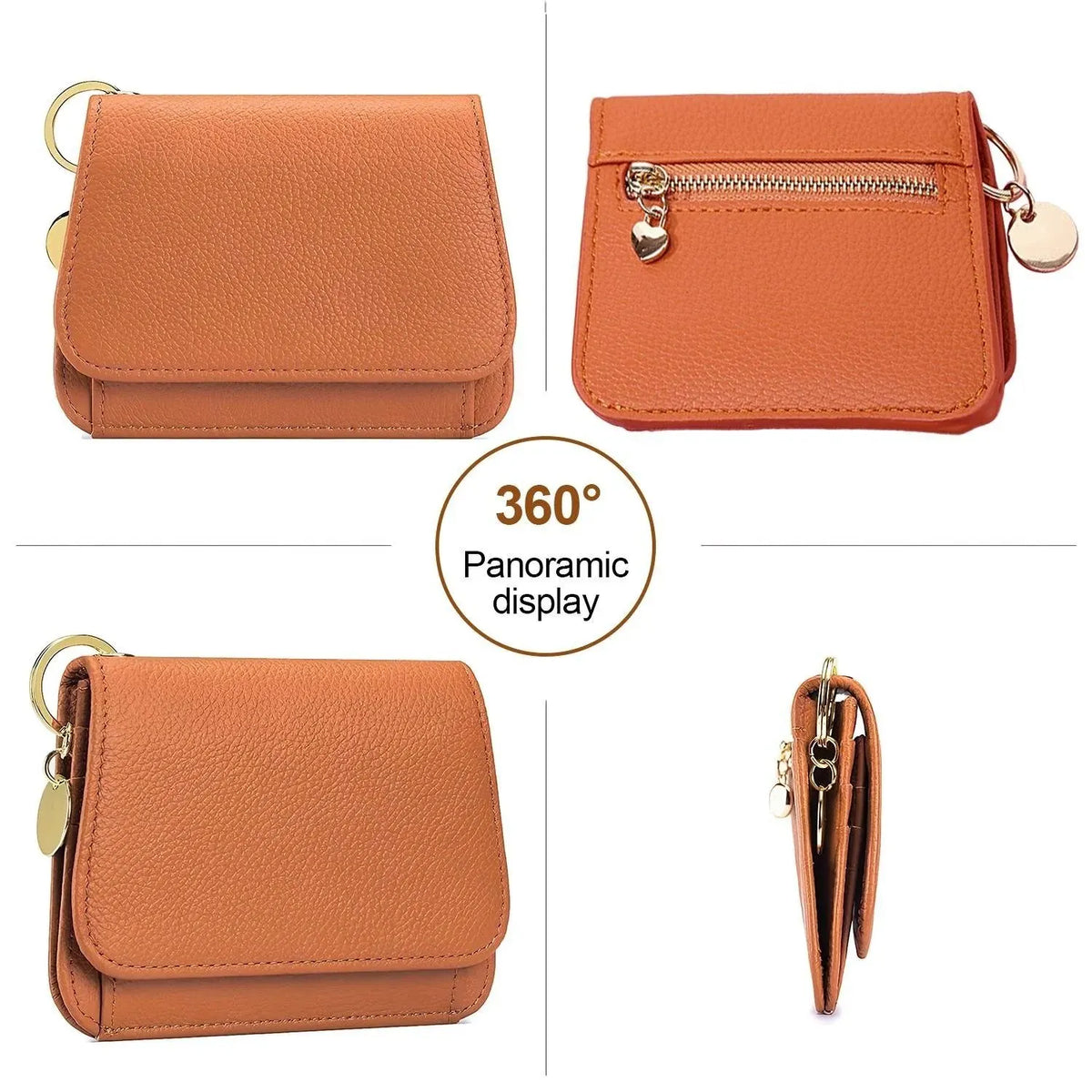 🔥HOT SALE🔥💖Hot 40% OFF🌹RFID Short Wallets for Women – Fashionable Card Holder with Key Ring & Coin Purse