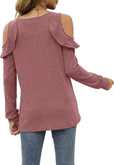 Women's Casual Long Sleeved Shirt Blouse