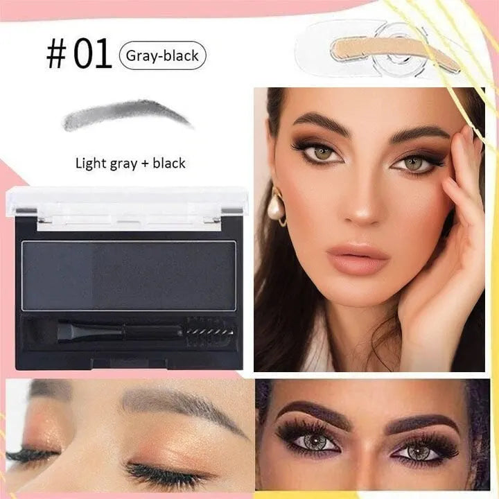 (Summer Hot Sale - 47% OFF)2 in 1 Double Colors Eyebrow Powder(Buy 3 Free Shipping)