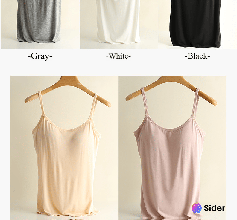 2 in 1 Tank Top + Bra