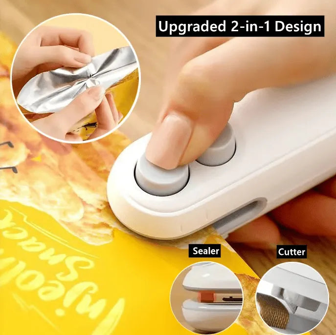 🔥Mini Bag Sealer with Cutter and Magnet
