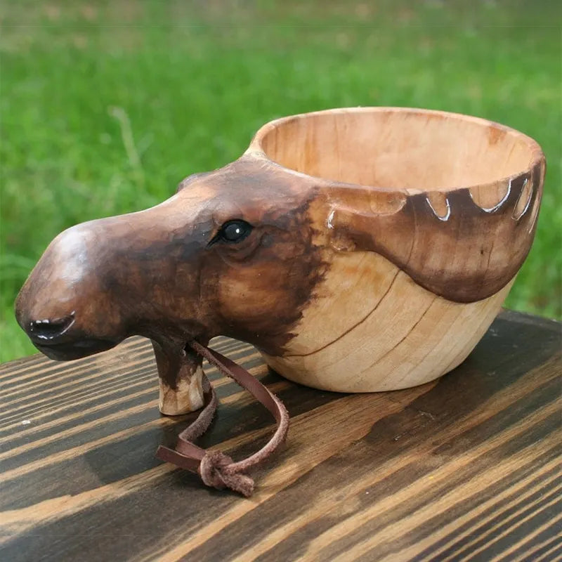Kuksa Hand Carved Wooden Mug