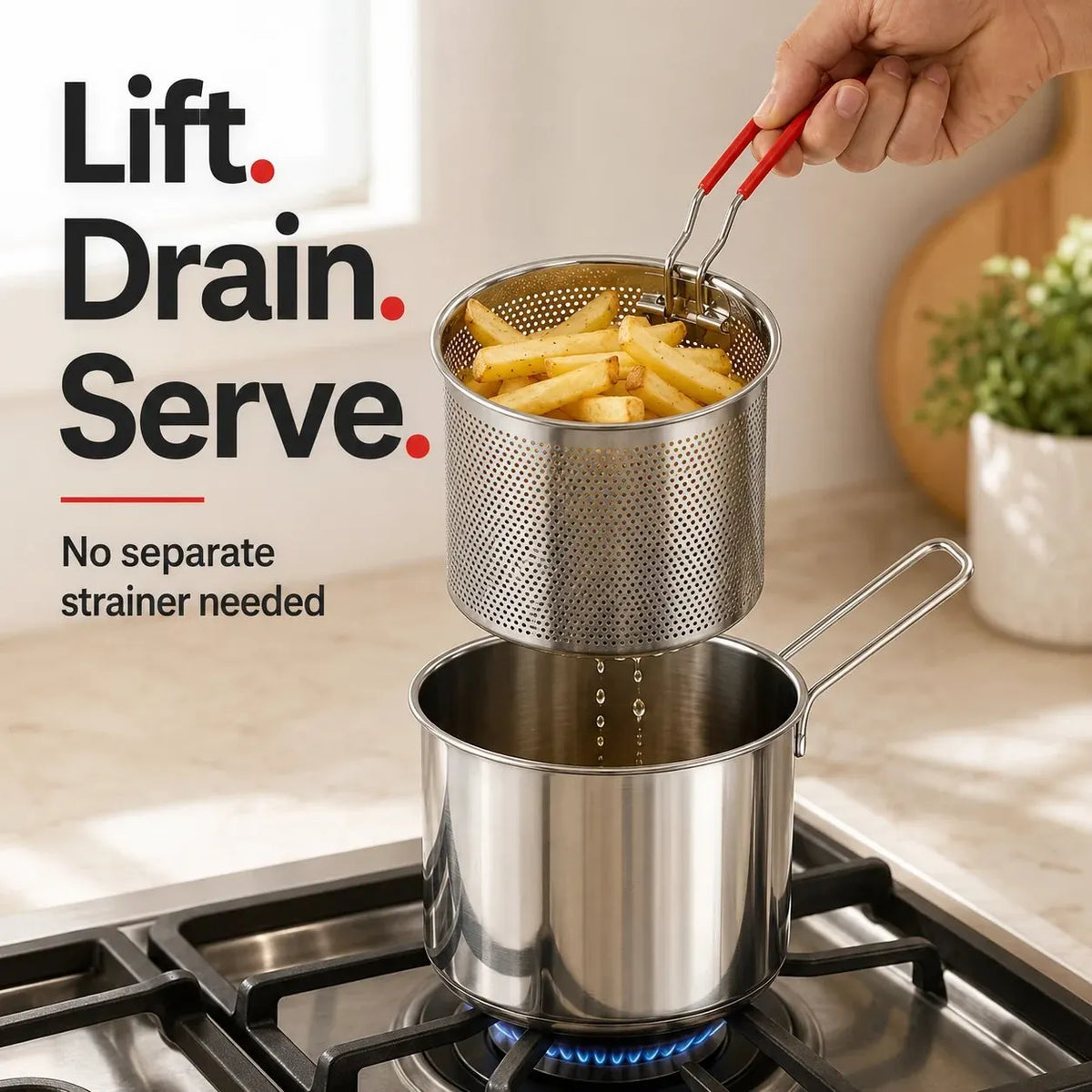 🎉🍟 Home Mini Deep Fryer – Skip Takeout, Make Fresh Fries & Snacks Anytime