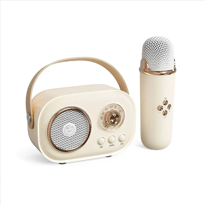 ✨[Official Brand Store]Portable Bluetooth Speaker with Wireless Microphone(🔥Limited Time Discount)