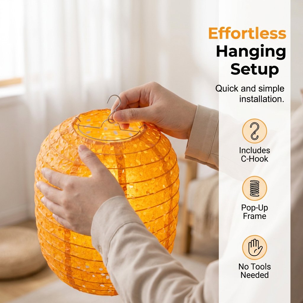 🔥HOT SALE🔥Hanging Colorful Paper Lanterns | Cut-out Patterns
