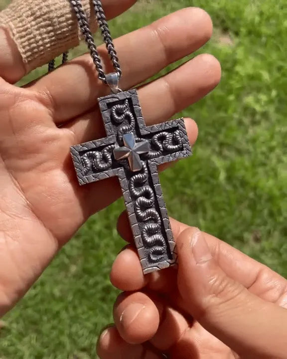 🔥Last 4 hours Sale: Save 50% -Exquisite Silver Cross Pendant