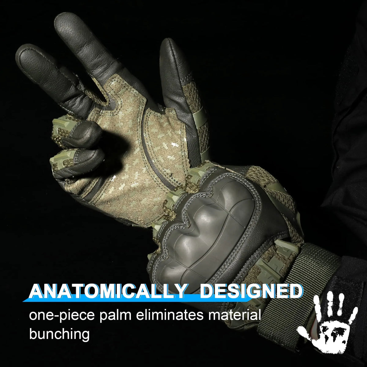 Rubber Guard Tactical Gloves