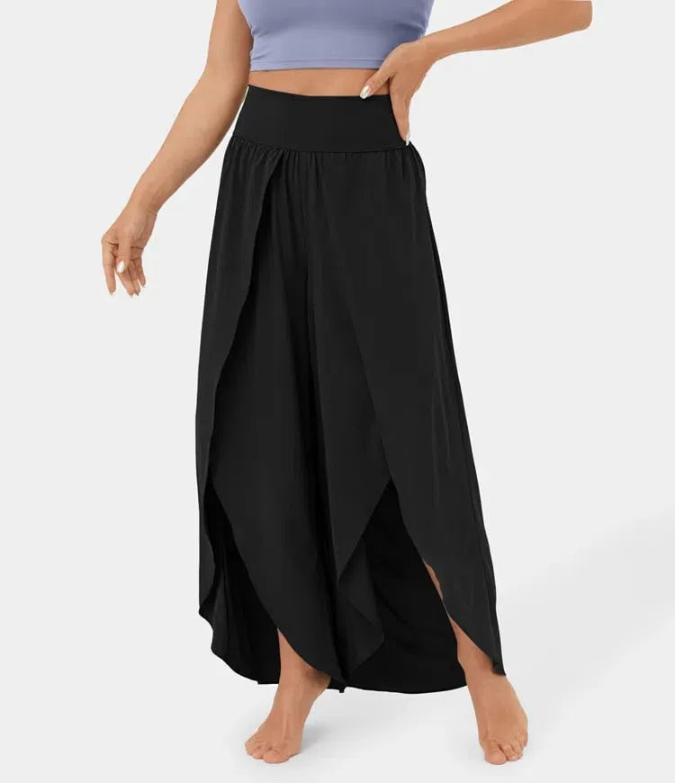 Palazzo Flowy Split Wide Leg Pant(buy 2 free shipping)