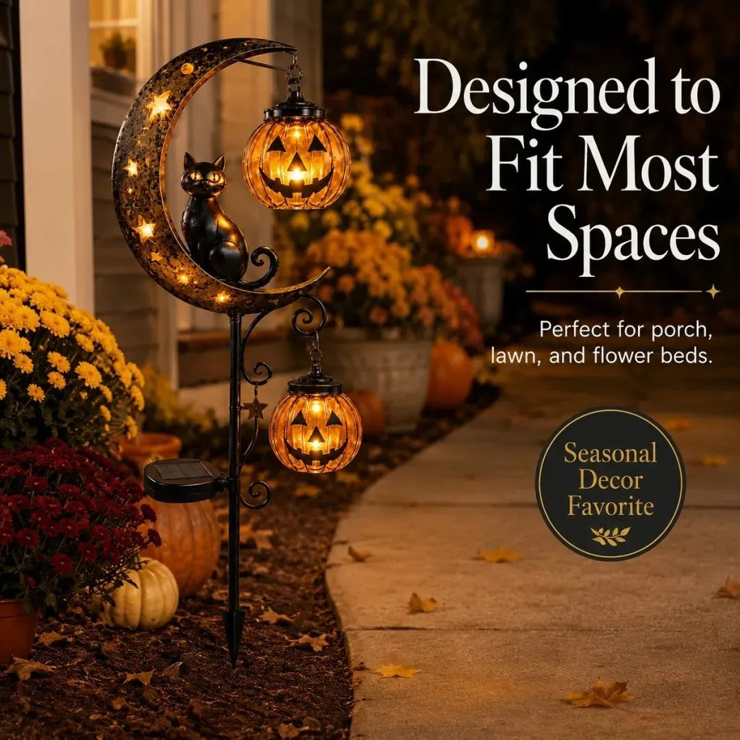 🎉🎃Halloween Early Bird Special Sale 49% OFF-Pumpkin Moon Garden Stake Light