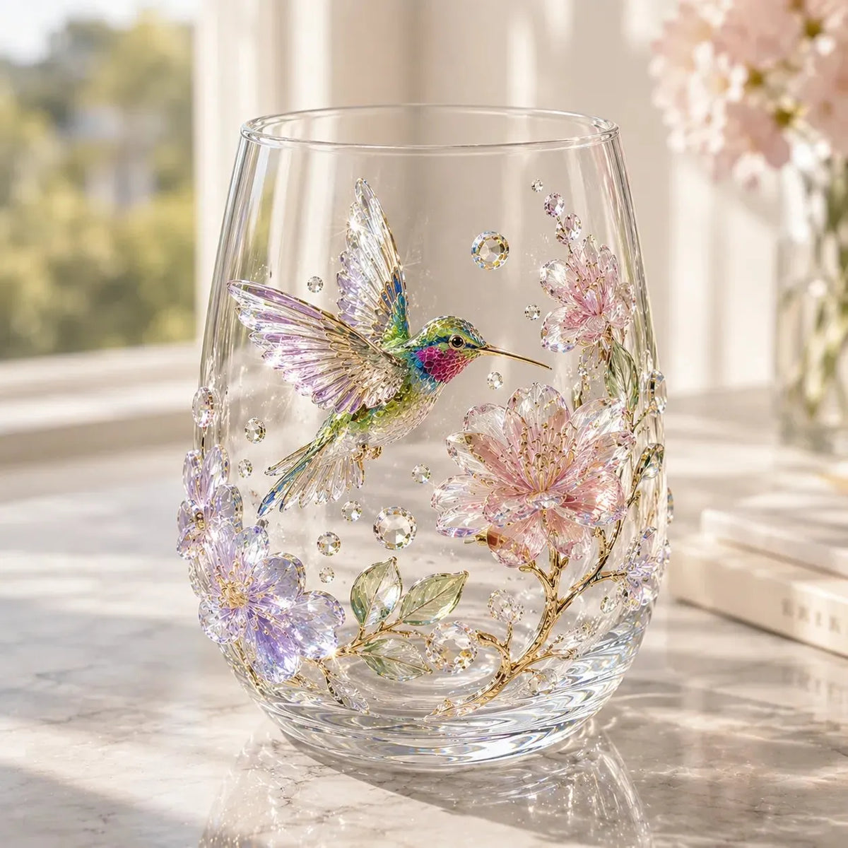 🔥 LAST DAY 49% OFF – ✨ 3D Animal Floral Glass Tumbler | For Prettier Sips, Sunlight-Catching Details, Nature Charm & Elegant Everyday Drink Vibes 🌸🐾