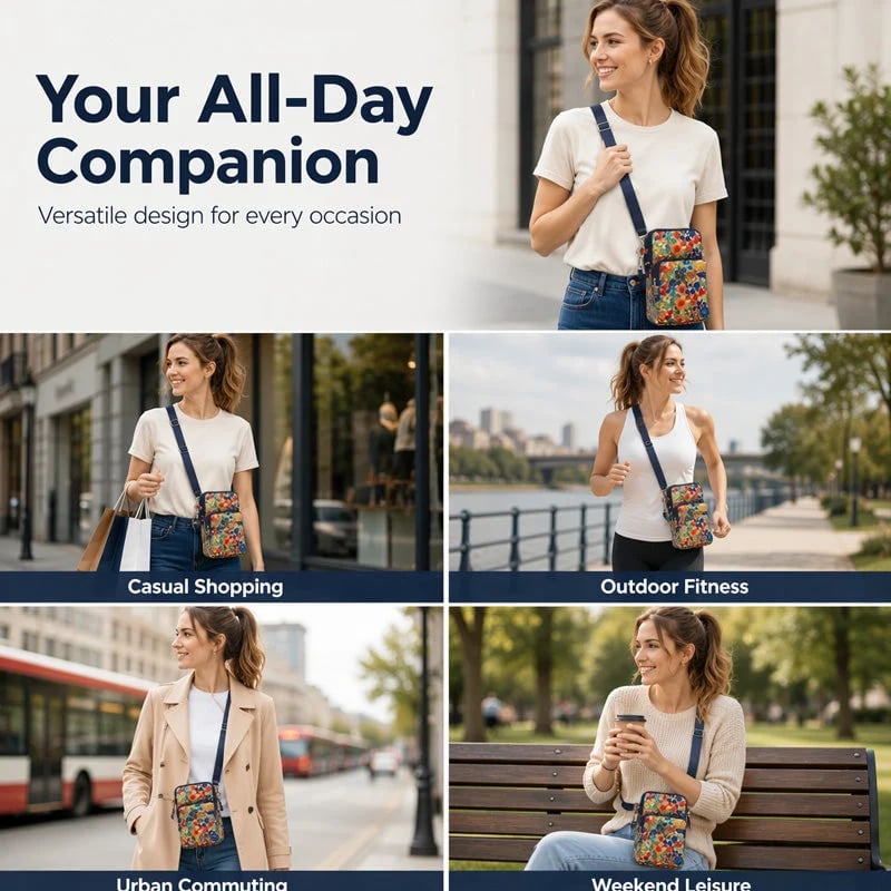 🔥 HOT SALE 🔥📢📢Printed Sports Armband & Crossbody Bag