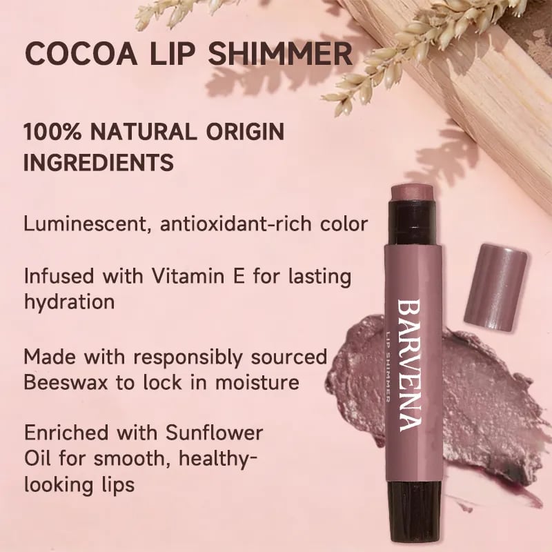 🔥 HOT SALE 🔥🔥Cocoa Lip Shimmer - 100% Natural Origin(0.09 oz)