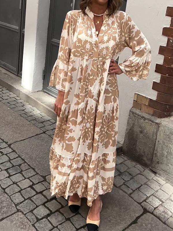 Boho Printed Long Dress