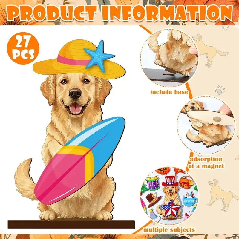 🐣 Easter Special | Interchangeable Wooden Animal Decor