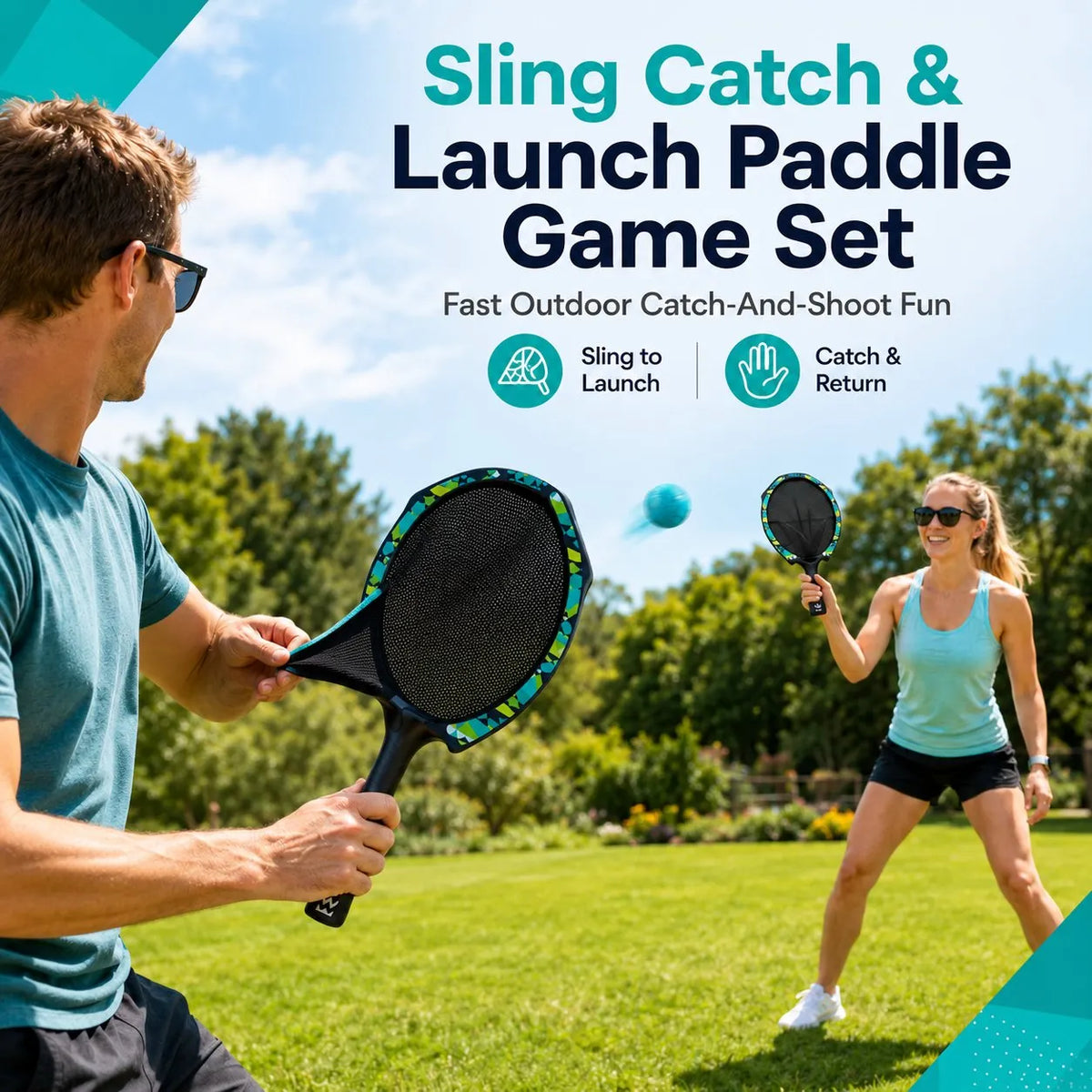 🎉Catch & Launch Outdoor Game Set🎯