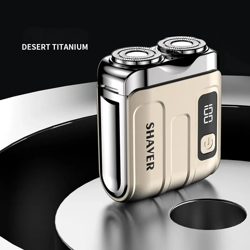 🎉🔥Portable Mini Men's Electric Shaver – Compact & rechargeable – Wet/dry use, perfect for travel or gym bag – quick and smooth shave ✨🧳