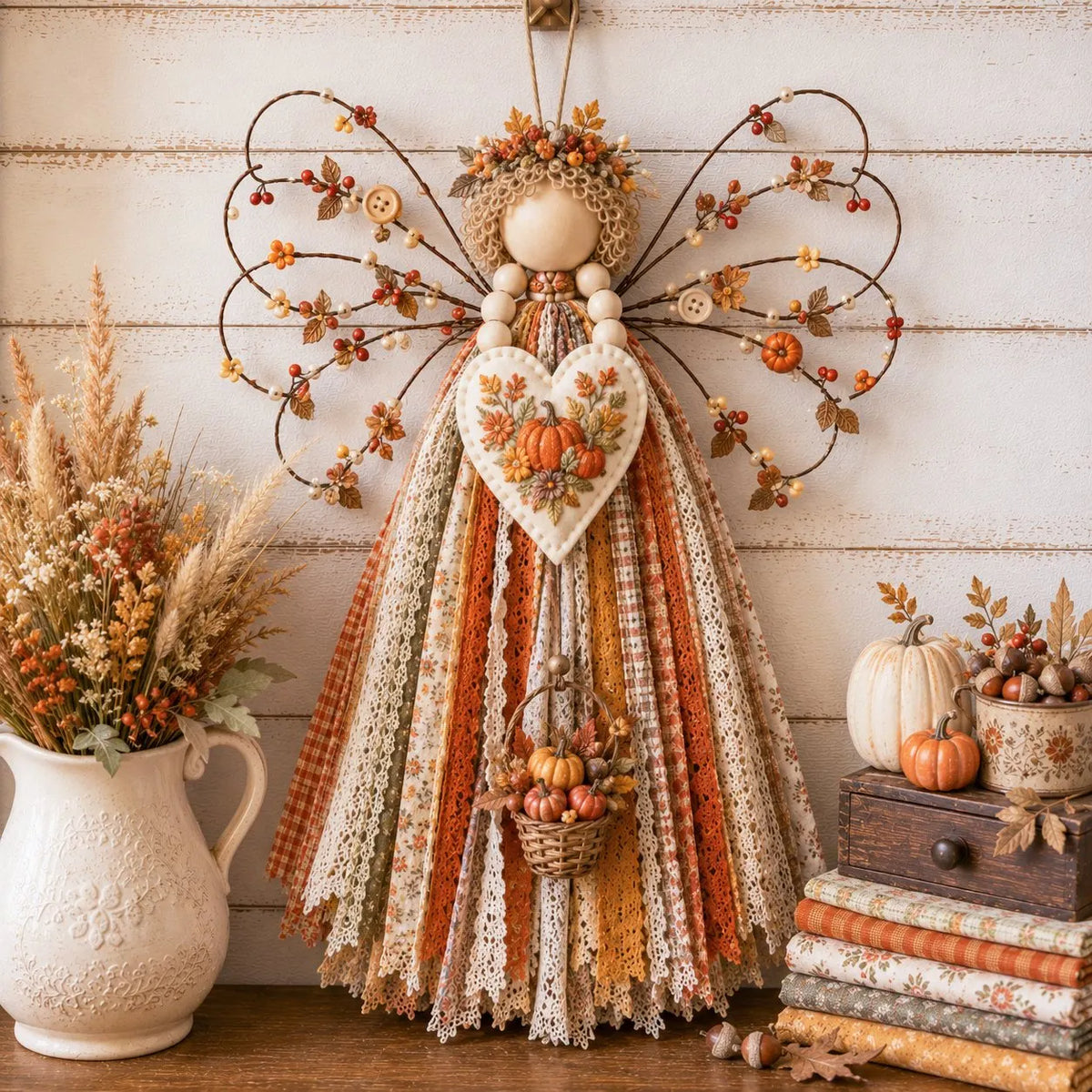 🔥 HOT SALE 🔥🪽 Angel Fabric Hanging DIY Kit