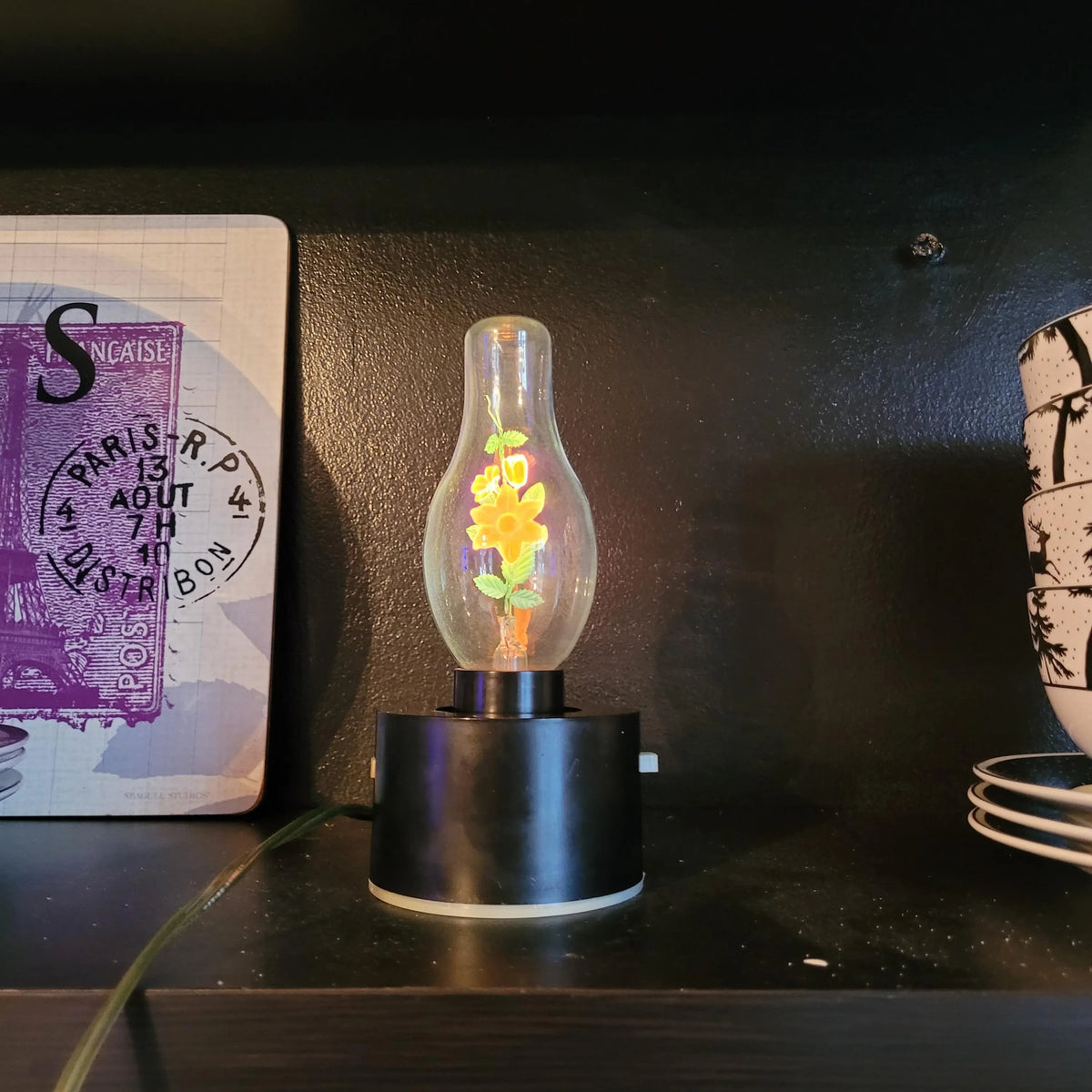 💡Vintage 1930's Working Converted Oil Lamp