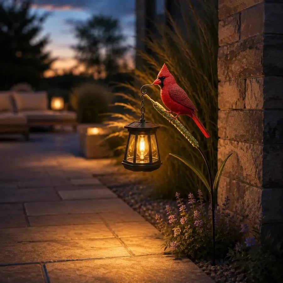 🎉🐦 Cardinal Solar Light—A Beautiful Garden Light That Feels Full of Life