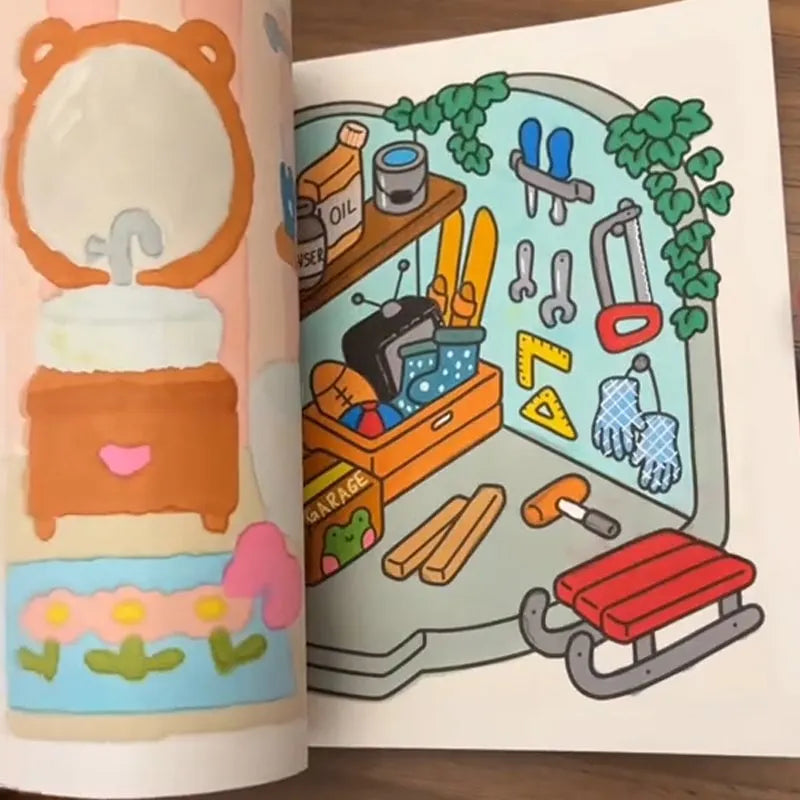 Little Cozy Corner Coloring Book For Adults and Teens