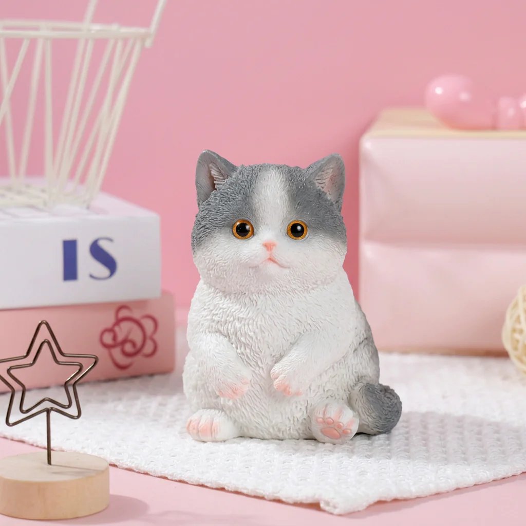 🎉🎨🐾Soft and Cuddly Cat – Stress-Relief Squeezable Toy