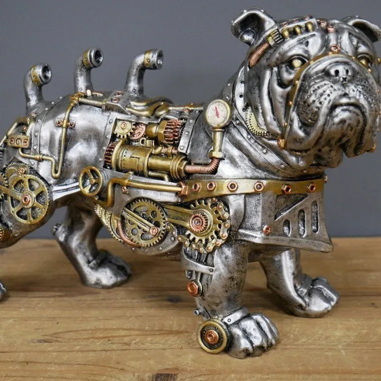 Steampunk Mechanical Animal Sculpture Collectible Resin Ornaments