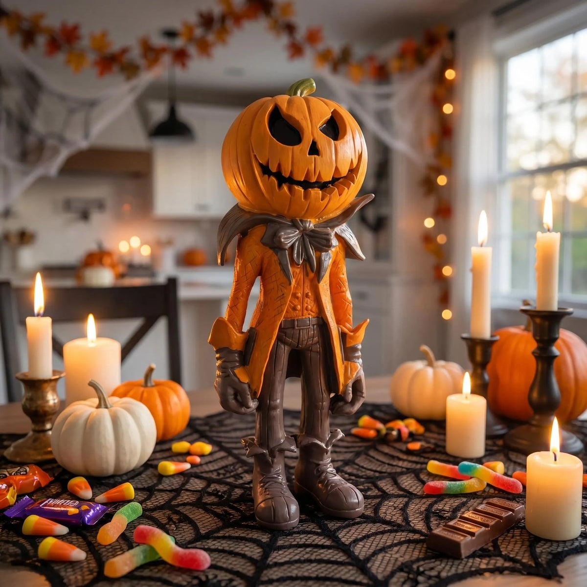 🎉🌟👻Halloween Pumpkin Man Figurine/Decoration🎃