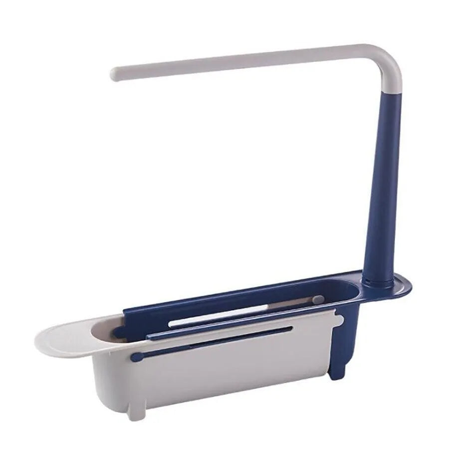 Telescopic 2-in-1 Sink Storage Rack Holder