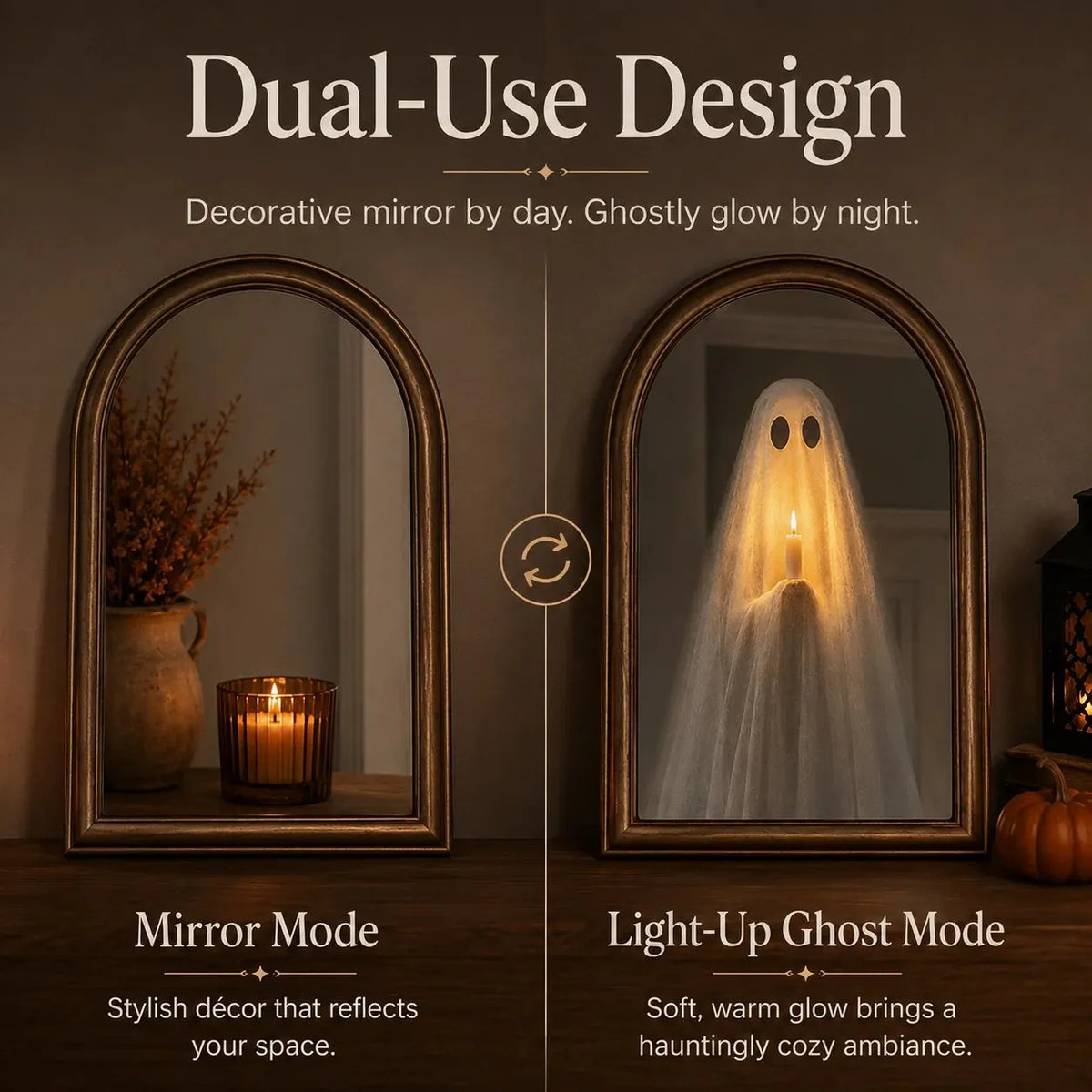 🎉 2026 Halloween Hologram Ghost Mirror