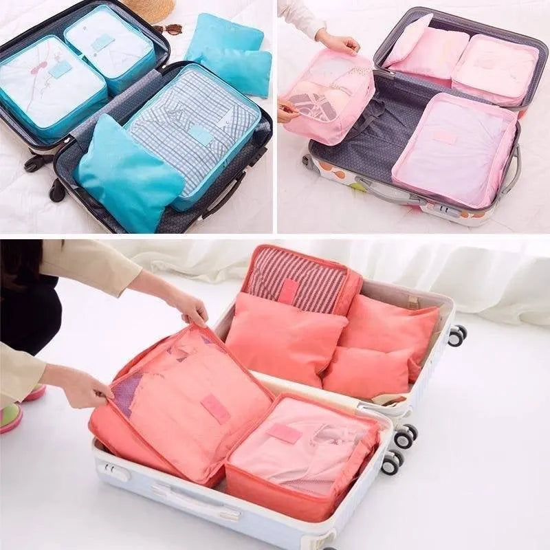 ✈6 pieces portable luggage packing cubes🧳Buy 3 FREE SHIPPING🚗