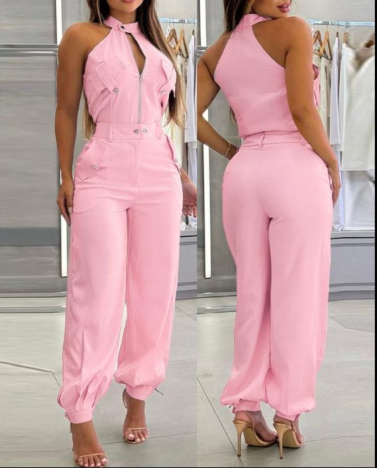 Two piece neck hanging workwear set