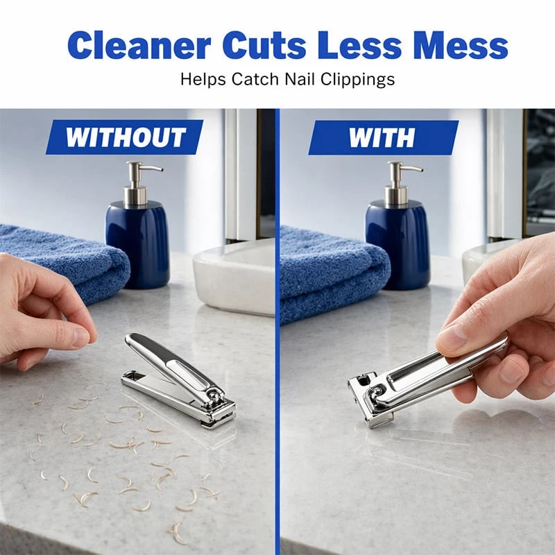 🔥HOT SALE🔥360-Degree Rotating Stainless Steel Nail Clipper
